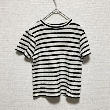 titty&Co. 보더 리브 반팔 상의 F 사이즈