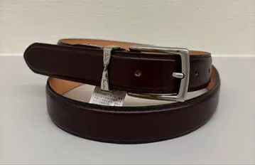 폴스미스 트위스트 루프 로고 가죽 벨트 홍차
