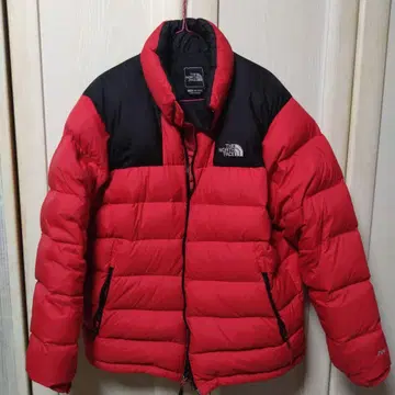 새상품급 THE NORTH FACE 다운 자켓 L 레드/블랙