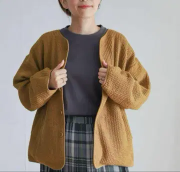 URBAN RESEARCH DOORS 퀼트 노카라 자켓