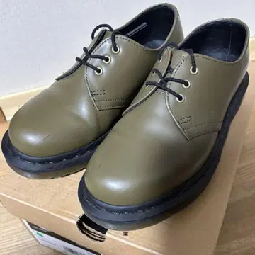 닥터마틴 3홀 UK3 올리브