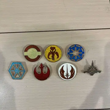 초레어 Disney World STARWARS 핀 배지 세트