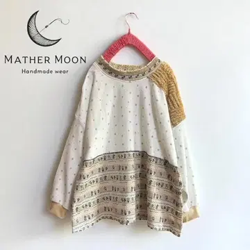 핸드메이드 handmade 숄더 보아 니트 풀오버