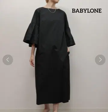 BABYLONE 소매 턱 볼륨 원피스 포멀