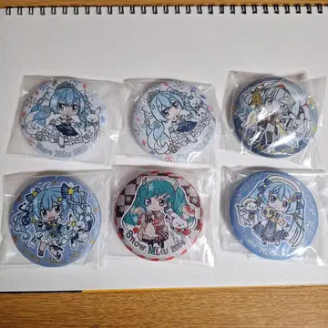 하츠네 미쿠 snow miku 천 캔뱃지
