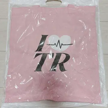 I LOVE TREASURE 토트백 PULSE ON PINK 핑크