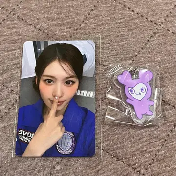TWICE 사나 popup 트레이딩 카드 키링