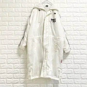 90's BADBOY 벤치 코트 y2k used 보아 안감 후드 부착