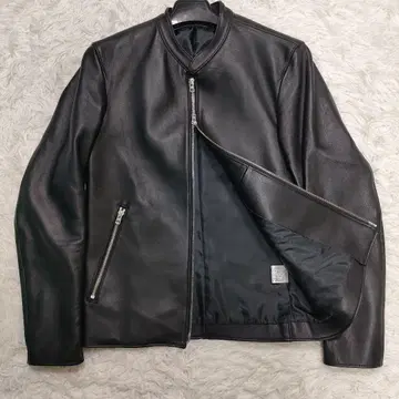 새상품급 리드롬 싱글 라이더 가죽 자켓 양가죽 더블 지퍼 블랙