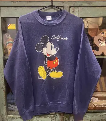 80's Disney 디즈니 맨투맨 USA제 빈티지 미키