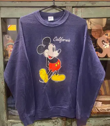 80's Disney 디즈니 맨투맨 USA제 빈티지 미키