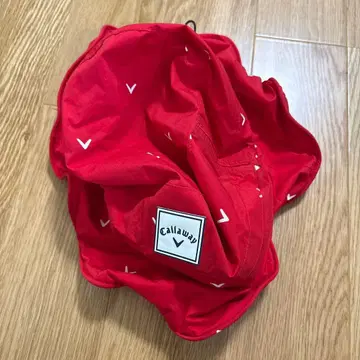 [ Callaway ] 레인 햇 빨간색