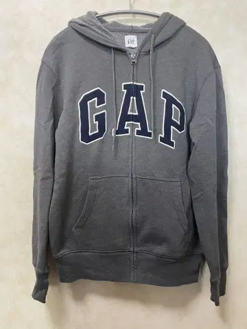 GAP 집업 후드티 그레이