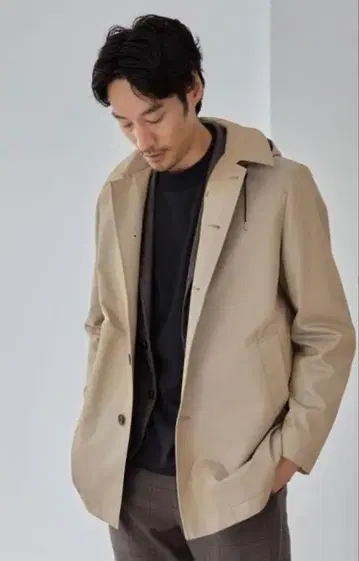 TAION 이너 다운 포함 벤토네(R) 후드발 코트 - 발수