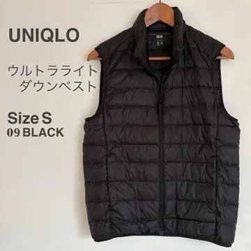 UNIQLO 울트라 라이트 다운 베스트 S 09 BLACK