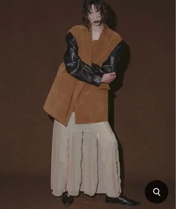 ELCHELE FILMY SQUID SKIRT 베이지 F 새상품