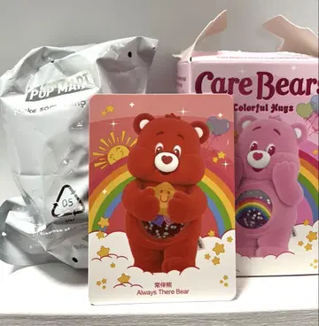 POP MART 케어베어 컬러풀 허그 올웨이즈 데어 베어