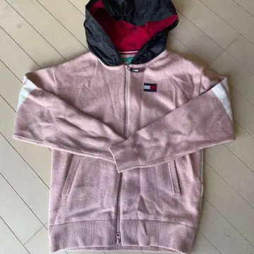 TOMMY HILFIGER 후드 부착 니트 후드티