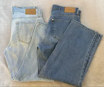 H&M 배기 로우웨스트 데님 2종 세트