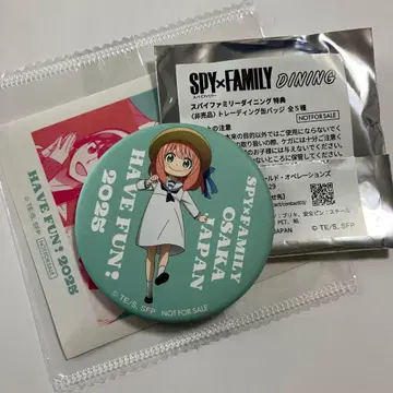 오사카 만박 SPY x FAMILY 캔뱃지 아냐 (여름옷)