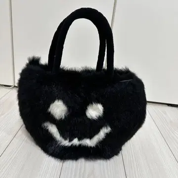 스마일 페이스 퍼 백 보스턴형