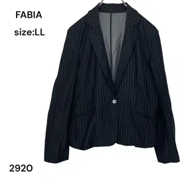 FABIA 자켓 아우터 스트라이프 LL 겉옷 오피스 비즈니스