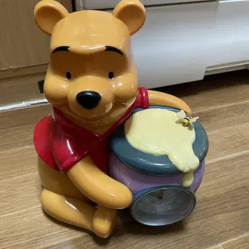 커다란 곰돌이 푸 꿀단지 모양 시계