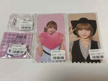ME:I 픽처 티켓 카라비너 헤어 클립 세트 이이다 시즈쿠