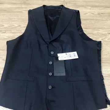 [ 미사용 택 포함 ] 일본제 DURBAN 수트 베스트 네이비 38