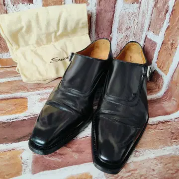 [ 새상품급 ] Santoni 파트아마노 (5.5) 몽크 스트랩 블랙