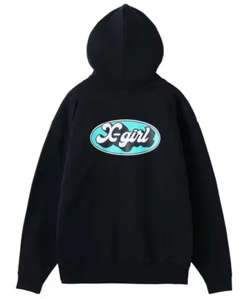 X-girl 후드티 OVAL LOGO SWEAT HOODIE