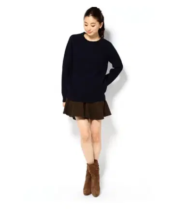 새상품급 Deuxieme Classe 와플 콘 래글런 크루넥 스웨터