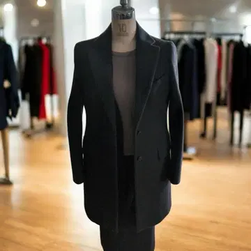 +J 다크 그레이 체스터 코트 M