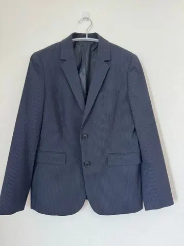 네이비 스트라이프 비즈니스 자켓