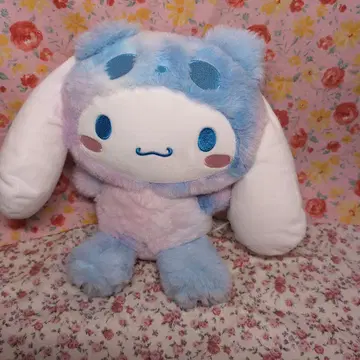 컬러풀 토끼 귀 시나몬 롤 봉제 인형
