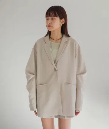 Kastane 카스타네 디자인 오버 자켓 아이보리