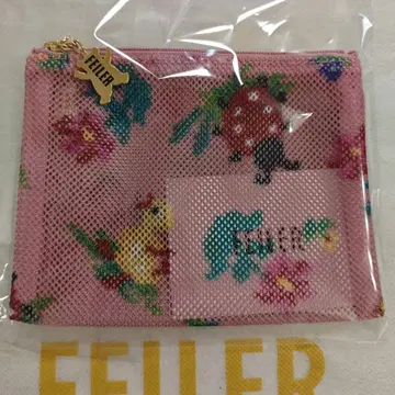 페이러 하이디 메쉬 파우치 핑크 미니