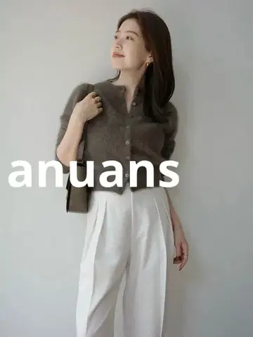 anuans 라쿤폭스 숏 가디건