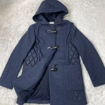 Paul Smith 폴스미스 다크 블루 더플 코트 후드 부착