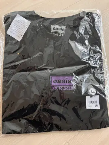 XL 에도 보라색 oasis T셔츠 TOKYO 1026 도쿄 한정판