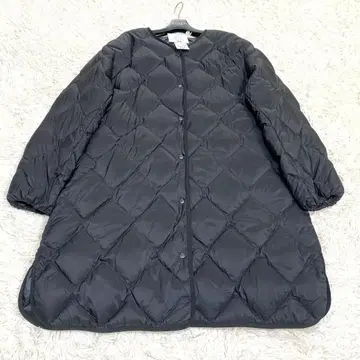 택 포함 새상품 울트라 라이트 다운 릴랙스 코트 퀼팅 블랙 XL