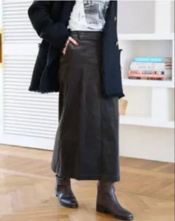 코듀로이 타이트 스커트