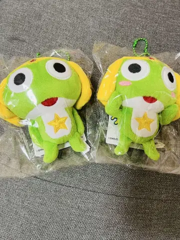 새상품 개구리 중사 케로로 뮨이 마스코트 볼 꼬옥 케로로 2개 세트