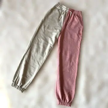 op 오션 퍼시픽 바이컬러 스웨트 팬츠 베이지 x 핑크 F