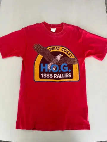 웨스트코스트 H.O.G. 1988 랠리 티셔츠