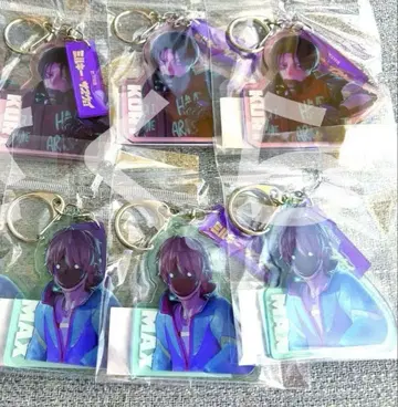밀키 웨이 빌레반 컬러 아크릴 키링 카트 맥스