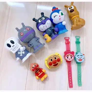 호빵맨 세트 홋카홋카 피푸 인형 손목시계