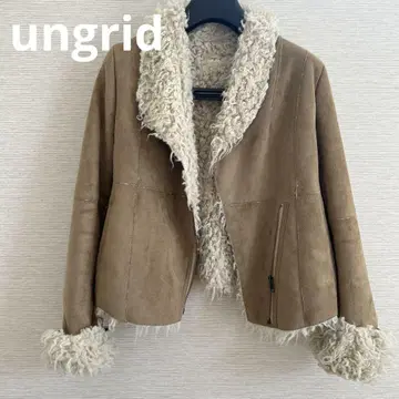 Ungrid 무스탕 자켓 베이지