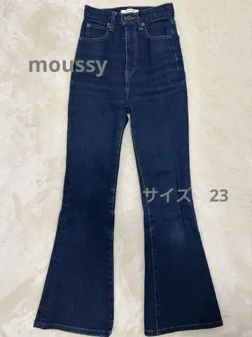 MOUSSY 플레어 데님 다크 네이비 23인치