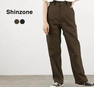 SHINZONE 워시드 하이웨스트 치노 23MMSPA07